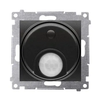 vypínač Vypínač jednoduchý Klasik, Zapuštěný Kontakt-simon černý DCR10T.01/49