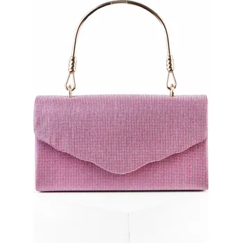 Kabelka DoAndBe Růžové třpytivé psaníčko 2308C-11RO Velikost: UNI