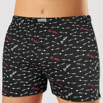 Kalhotky Trenkoslipy Andrie PS 5951 Valentýn černé Barva: černá, Velikost: XL