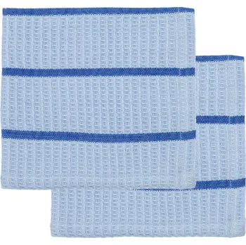 House Doctor, Utěrky na nádobí HDRena, 30 x 30 cm, světle modré, 2 ks - Formadore