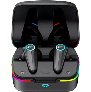 Sluchátka Havit - Bezdrátová sluchátka (TW952 PRO RGB) - pro hraní her, Type-C, Bluetooth 5.0, ENC, TWS, RGB, mikrofon, FPC, 470mAh - černá