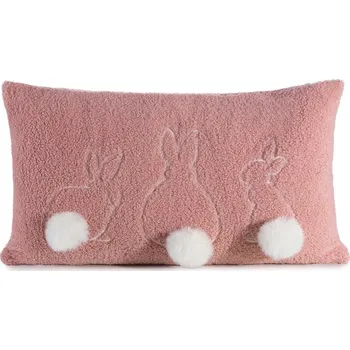 Povlak na polštářek Velikonoční povlak na polštář 30 x 50 cm SPRING 54 - pudrově růžový