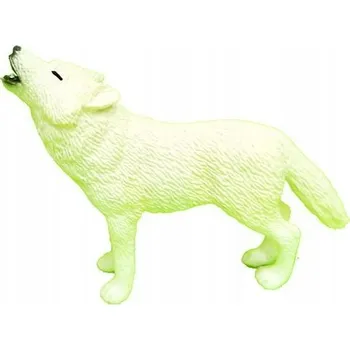 Figurka Bílý vlk - realističtá figurka 9 cm pro děti 3+ bez potřeby baterií