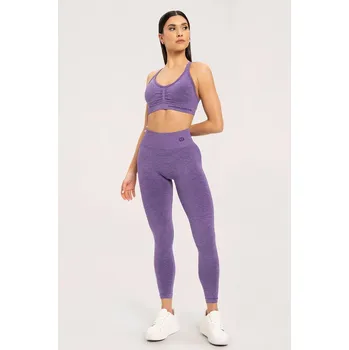 Dámské legíny Gym Glamour Legíny seamless push up Violet L