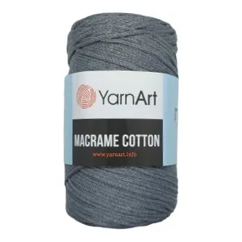 Příze Šňůra YarnArt Macrame Cotton šedá 225 m 250 g