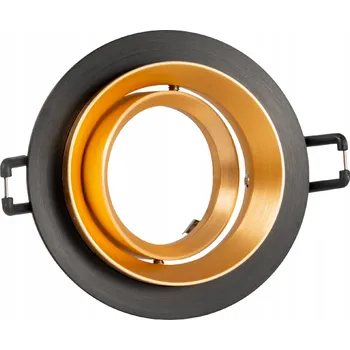 Bodové svítidlo Stropní bodové svítidlo kulatý Goldlux černé, žluté