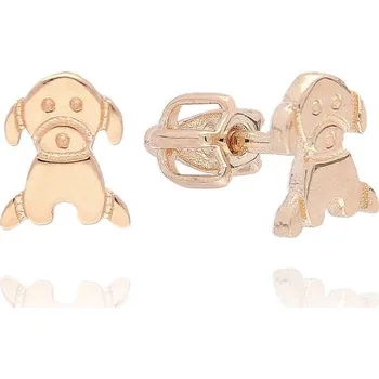 Náušnice MOISS náušnice z růžového zlata ŠTĚNĚ