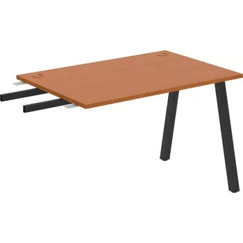 Psací stůl Stůl pracovní k řetězení úzký UE A 1200 RU - TŘEŠEŇ , ČERNÁ