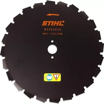 Pilový kotouč Pilový kotouč WoodCut s dlátovými zuby 225 mm, 24 zubů, připojení 20 mm STIHL (41107134204) (S pilovým kotoučem STIHL WoodCut s dlátovitými zuby můžete provádět mnoho různých lesnických prací obzvláště efektivně a navíc s úsporou času.)