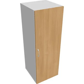 Policová skříň Skříň dveřová D 3 40 01 - DUB , BÍLÁ