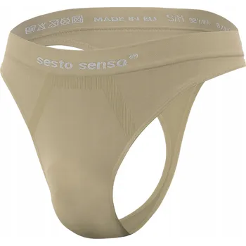 Dámské spodní prádlo Sesto Senso Pánská bezešvá tanga velikost S/M Cacao