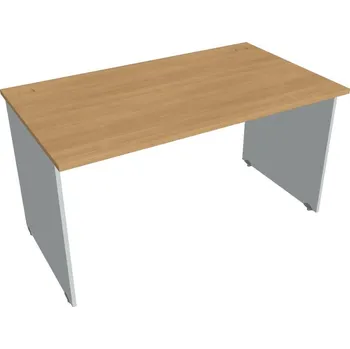 Psací stůl Pracovní stůl GS 1400 - DUB , ŠEDÁ