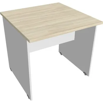 Psací stůl Stůl Jednací GJ 800 - AKÁT , BÍLÁ