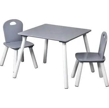 Dětský zahradní nábytek Kesper Stolek se dvěma židlemi, šedý