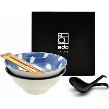 Sada 2 misek s lžícemi a hůlkami - Ramen Usagi 1100 ml BOX