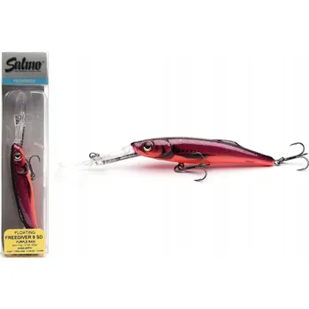 Umělá nástraha WOBLER SALMO Freediver SDR 9 Cm PURPLE RAIN plovoucí PRO RYBÁŘE 1 Ks