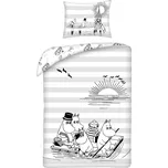 Halantex Povlečení - Moomin Boat 140x200, 50x70 cm (100% Cotton)