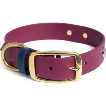 Obojek pro psa Bura Obojek bordó-námořnická modř - XXS