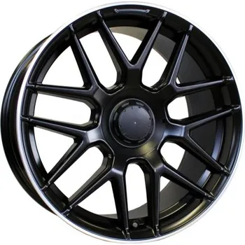 Alu kolo Alu kola Racing Line FE115, 21x10 5x112 ET46, černá matná + leštěný límec (zátěžová)