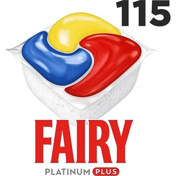 Přípravek do myčky Kapsle do myčky Fairy Platinum Plus All In One Citron 115 ks