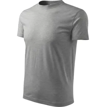 PÁNSKÉ TRIČKO šedý melír Malfini Classic (Pánské tričko krátký rukáv)