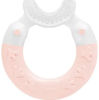 Hračka pro kojence MAM KOUSÁTKO Bite & Brush 3+, růžové