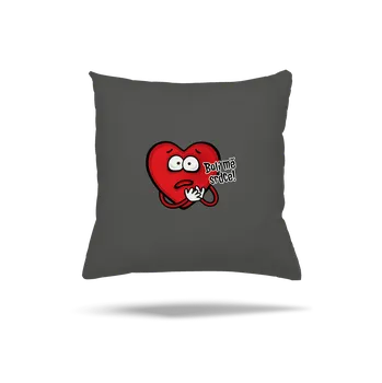 Polštář Bastard Bolí mě srdce polštář Gray Pol