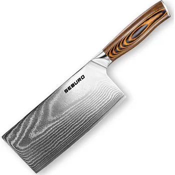 Kuchyňský nůž Sekáček Seburo SUBAJA Damascus, 18 cm