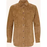 Rich & Royal Dámská Košile Z Kůže, hnědá, 40