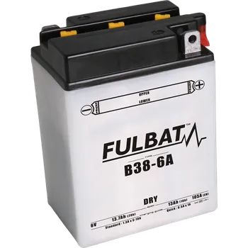 Motobaterie Fulbat B38-6A (Y38-6A) 6V 13,7Ah 105A 119x83x161 mm motobaterie