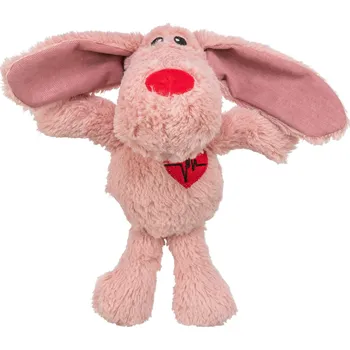 Hračka pro psa Trixie Dog VALENTINE plyšový pes 28 cm Růžová