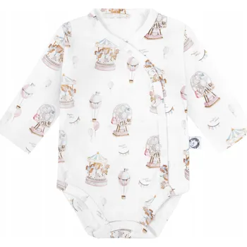 Body Body z bavlna organické s dlouhým rukávem 50 cm Luna Bonjour Cherie