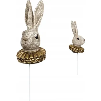 Velikonoční dekorace OZDOBA DEKORACE ZAJÍC VELIKONOČNÍ DO KVĚTINÁČE na Velikonoce dárek