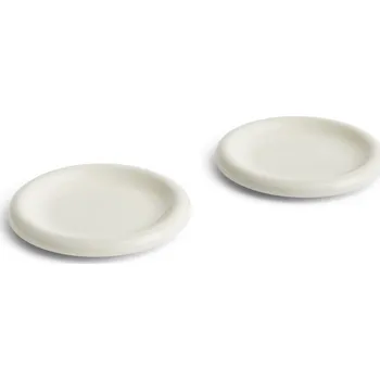 Talíř HAY Talíř Barro Plate Off-white Ø 18 cm – set 2 ks