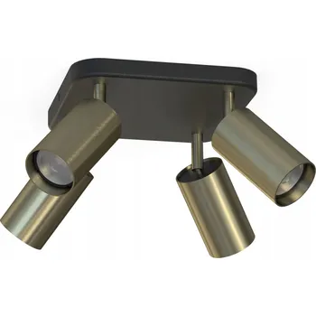 Kulatý Stropní Svítidlo Nowodvorski 195 x 80 cm černá, zlatá