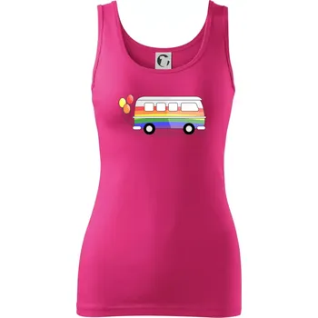 Dámské tričko LGBT busík - Dámské tílko - XS ( Purpurová )