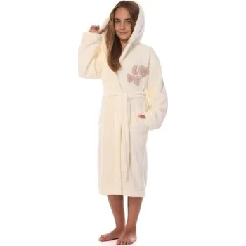 Dívčí župan Dívčí teplý župan LaL 2434 Love Ecru 158-164