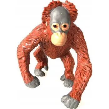 Figurka Mládě Orangutana Figurka - 6,5 cm Realistické Zpracování bez Baterií