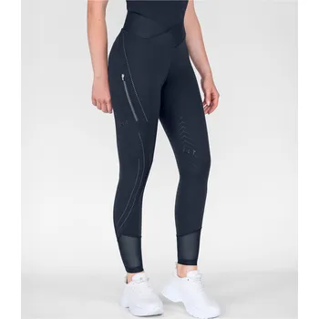 Jezdectví ELT Legíny jezdecké Pia ELT, s gripem, vyšším pasem, dámské, deep blue 46