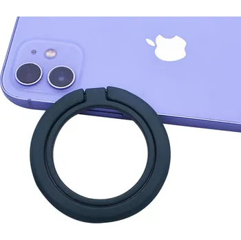 Techsuit - kroužek MagSafe (MPR3) - kulatý tvar, hliníková slitina, 3M - tmavě zelený