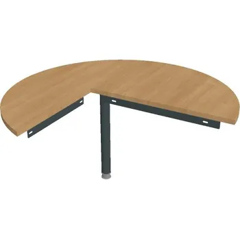 Psací stůl Stůl jednací pravý - GP 22 P P - DUB , ČERNÁ Ral 9005