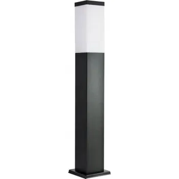 Venkovní osvětlení Kvadratický osvětlovací sloupek Su-ma E27 65 cm stříbrný