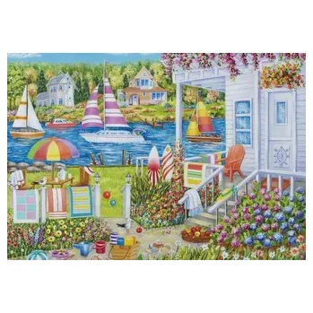 Hračka GRAFIKA Puzzle Dům u vody 1000 dílků