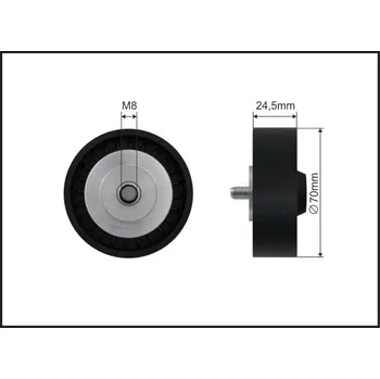 Napínací kladka, žebrovaný klínový řemen, 500569
