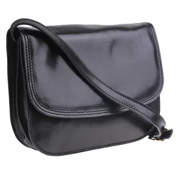 Kabelka NovaKabelka.cz Kožená italská crossbody kabelka Simonetta Nera