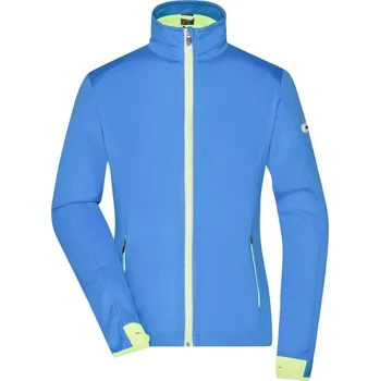 Dámská vesta Daiber Dámská 3-vrstvá sportovní softshellbunda JN 1125 Velikost: L, Barva: tyrkysová-neon yellow