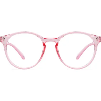 Počítačové brýle Techsuit - Brýle proti modrému světlu Reflex PC (PC28003-C5) - kulaté - růžové