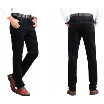 Pánské kalhoty Teplé pánské manšestrové kalhoty s jemným proužkem HUNTER 610/51A 36/32