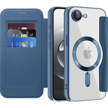 Pouzdro na mobilní telefon Techsuit - Pouzdro SmartMag Book - iPhone 16e - modré