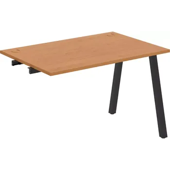 Psací stůl Stůl pracovní k řetězení úzký UE A 1200 R - OLŠE , ČERNÁ